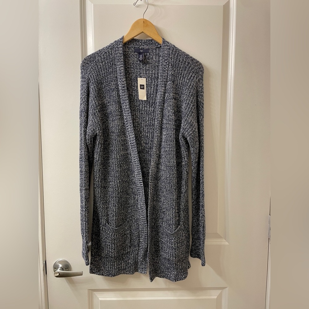 NWT Gap Sweater.  Navy Blue and White, 100% Cotton